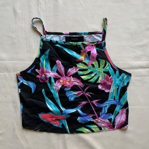 Forever 21 Floral Crop Top